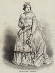 Mademoiselle Alboni als Cenerentola